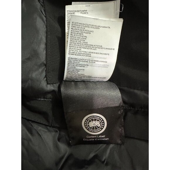Vetements Canada Goose Down Jacket Parka color black sz XL - Picture 13 of 16